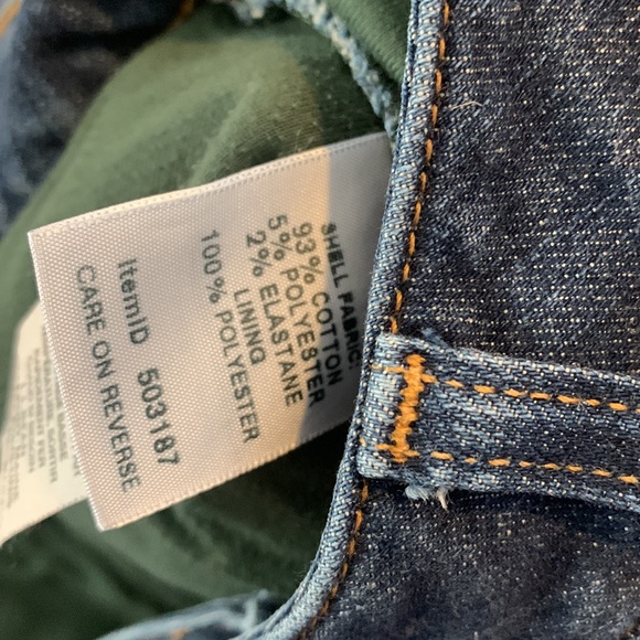 L.L. Bean classic fit fleece lined jeans 16 petite - Picture 3 of 6